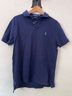Polo by Ralph Lauren Navy Short-Sleeve Classic Polo with Embroidered Pony